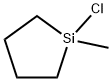 1-氯-1-甲基硅杂环戊烷, 2406-31-7, 结构式