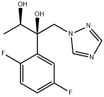 2,3-Butanediol, 2-(2,5-difluorophenyl)-1-(1H-1,2,4-triazol-1-yl)-, (2R,3R)- (2R,3R)-2-(2,5-Difluorophenyl)-1-(1H-1,2,4-triazol-1-yl)-2,3-butanediol Structure