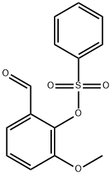 3-Methoxy-2-[(phenylsulfonyl)oxy]benzaldehyde Structure