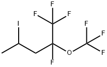 1,1,1,2-四氟-4-碘-2-(三氟甲氧基)戊烷 结构式