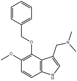 4-(Benzyloxy)-3-[(diMethylaMino)Methyl]-5-Methoxyindole Structure