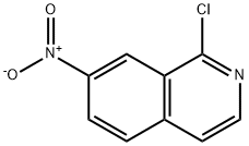 5-硝基-1-氯异喹啉 结构式