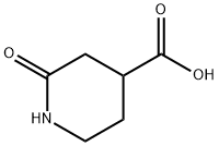 4-Piperidinecarboxylic acid, 2-oxo- Structure
