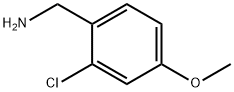 2-クロロ-4-メトキシベンジルアミン 化学構造式