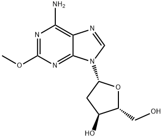 CLADRIBINE  RELATED  COMPOUND A  (20 MG)  (2-METHOXY-2'-DEOXYADENOSINE) Structure