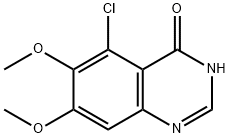 5-chloro-6,7-diMethoxyquinazolin-4(3H)-one Struktur