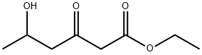 Hexanoic acid, 5-hydroxy-3-oxo-, ethyl ester Structure
