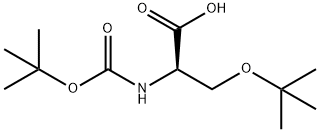 Boc-D-Ser(tBu)-OH Structure