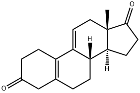 エストラ-5(10),9(11)-ジエン-3,17-ジオン 化学構造式