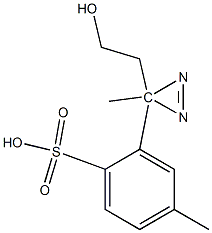 3-甲基-3H-双吖丙啶-3-乙醇对甲苯磺酸酯,25055-84-9,结构式