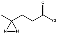 3-甲基-3H-双吖丙啶-3-丙酰氯, 25055-90-7, 结构式