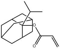 2-Propenoic acid 2-(1-methylethyl)tricyclo[3.3.1.13,7]dec-2-yl ester Struktur