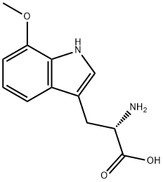 L-7-甲氧基色氨酸 结构式