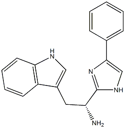 (1R)-2-(1H-indol-3-yl)-1-(4-phenyl-1H-iMidazol-2-yl)-1-ethanaMine Structure