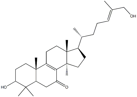 3,26-二羟基羊毛甾-8,24-二烯-7-酮,252351-95-4,结构式