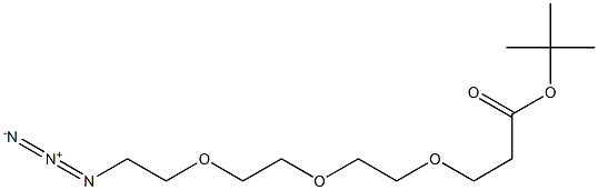 N3-PEG3-tBu Structure