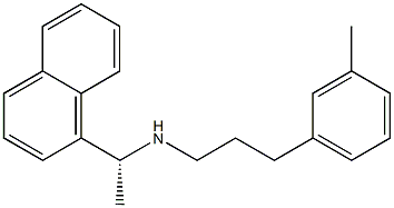 (R)-N-(1-(naphthalen-1-yl)ethyl)-3-(M-tolyl)propan-1-aMine Structure