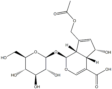 车叶草苷酸,25368-11-0,结构式