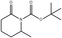 tert-Butyl 2-Methyl-6-oxopiperidine-1-carboxylate Struktur