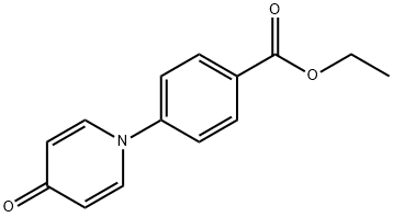 4-(4-氧代吡啶-1(4H)-基)苯甲酸乙酯, 25437-93-8, 结构式