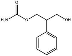 2-フェニル-1,3-プロパンジオールモノカルバマート 化学構造式