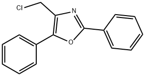 4-(氯甲基)-2,5-二苯基噁唑, 2549-33-9, 结构式