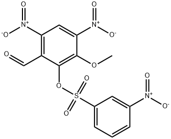 3-Nitrobenzenesulfonic Acid 2-ForMyl-6-Methoxy-3,5-dinitrophenyl Ester Structure