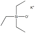 三乙基硅醇钾,25706-33-6,结构式