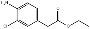 (4-AMino-3-chloro-phenyl)-acetic acid ethyl ester Structure