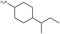 4-sec-ブチルシクロヘキシルアミン (cis-, trans-混合物) 化学構造式