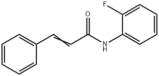 N-(2-氟苯基)肉桂酰胺, 25893-50-9, 结构式