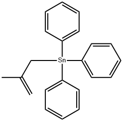 (2-Methylallyl)triphenylstannane Structure