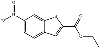 6-硝基苯并[B]噻吩-2-甲酸乙酯,259150-06-6,结构式