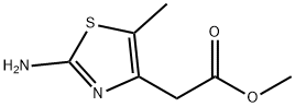 Methyl 2-(2-AMino-5-Methyl-4-thiazolyl)acetate Structure