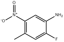 2-氟-4-甲基-5-硝基苯胺, 259860-00-9, 结构式