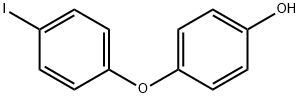 4-(4-ヨードフェノキシ)フェノール 化学構造式