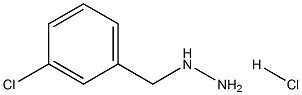 (3-Chlorobenzyl)hydrazine hydrochloride Structure