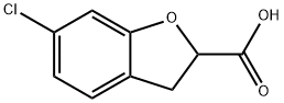 6-Chloro-2,3-dihydrobenzofuran-2-carboxylic acid Structure