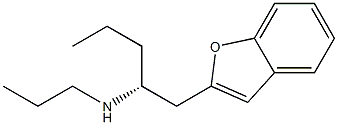 (2R)-1-(1-Benzofuran-2-yl)-N-propylpentan-2-aMine Struktur