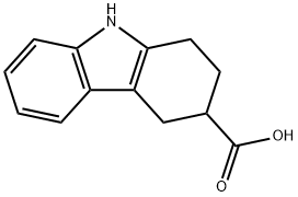 2,3,4,9-Tetrahydro-1H-carbazole-3-carboxylic acid, 26088-66-4, 结构式