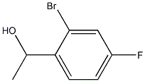 1-(2-BROMO-4-FLUOROPHENYL)ETHANOL Structure