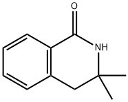 3,3-DiMethyl-3,4-dihydroisoquinolin-1(2H)-one Structure