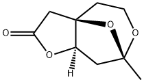 (3AR,7S,8AR)-四氢-7-甲基-7H-3A,7-环氧呋喃并[2,3-D]氧杂卓-2(3H)-酮,263764-83-6,结构式