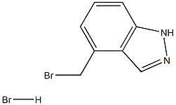 4-(BroMoMethyl)-1H-indazole hydrobroMide Structure