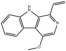 1-Vinyl-4-methoxy-β-carboline Struktur