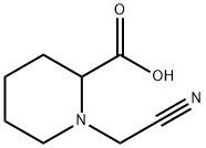 1-(氰基甲基)-2-哌啶羧酸 结构式