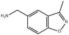 (3-甲基苯并[D]异恶唑-5-基)甲胺, 267875-58-1, 结构式