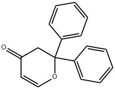 2,2-二苯基-2H-吡喃-4(3H)-酮,2683-04-7,结构式