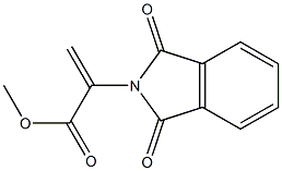 Methyl 2-(1,3-dioxoisoindol-2-yl)prop-2-enoate, 26878-24-0, 结构式
