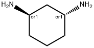 trans-1,3-シクロヘキサンジアミン 化学構造式